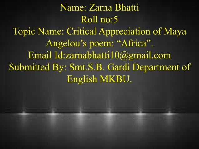 Zarna Ppt 14 PPT zarna-ppt-14-ppt