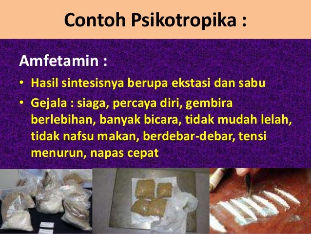 Contoh Zat Psikotropika - Simak Gambar Berikut