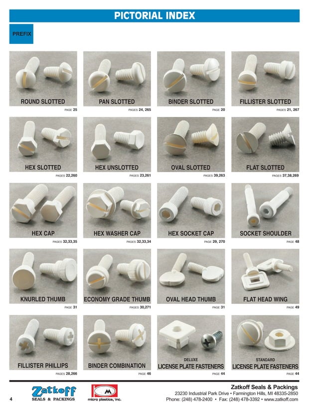 Zatkoff Seals & Packings and Micro Plastics, Inc. PDF