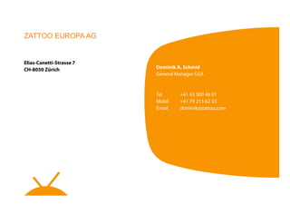 Zattoo Benutzer Umfrage - Schweiz - Q1 08