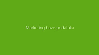 Marketing baze podataka
 