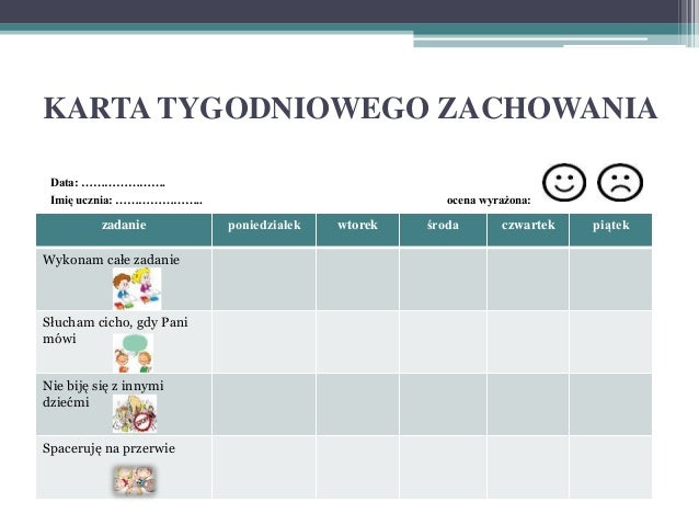 Kontrakt Z Uczniem Sprawiającym Trudności Wychowawcze