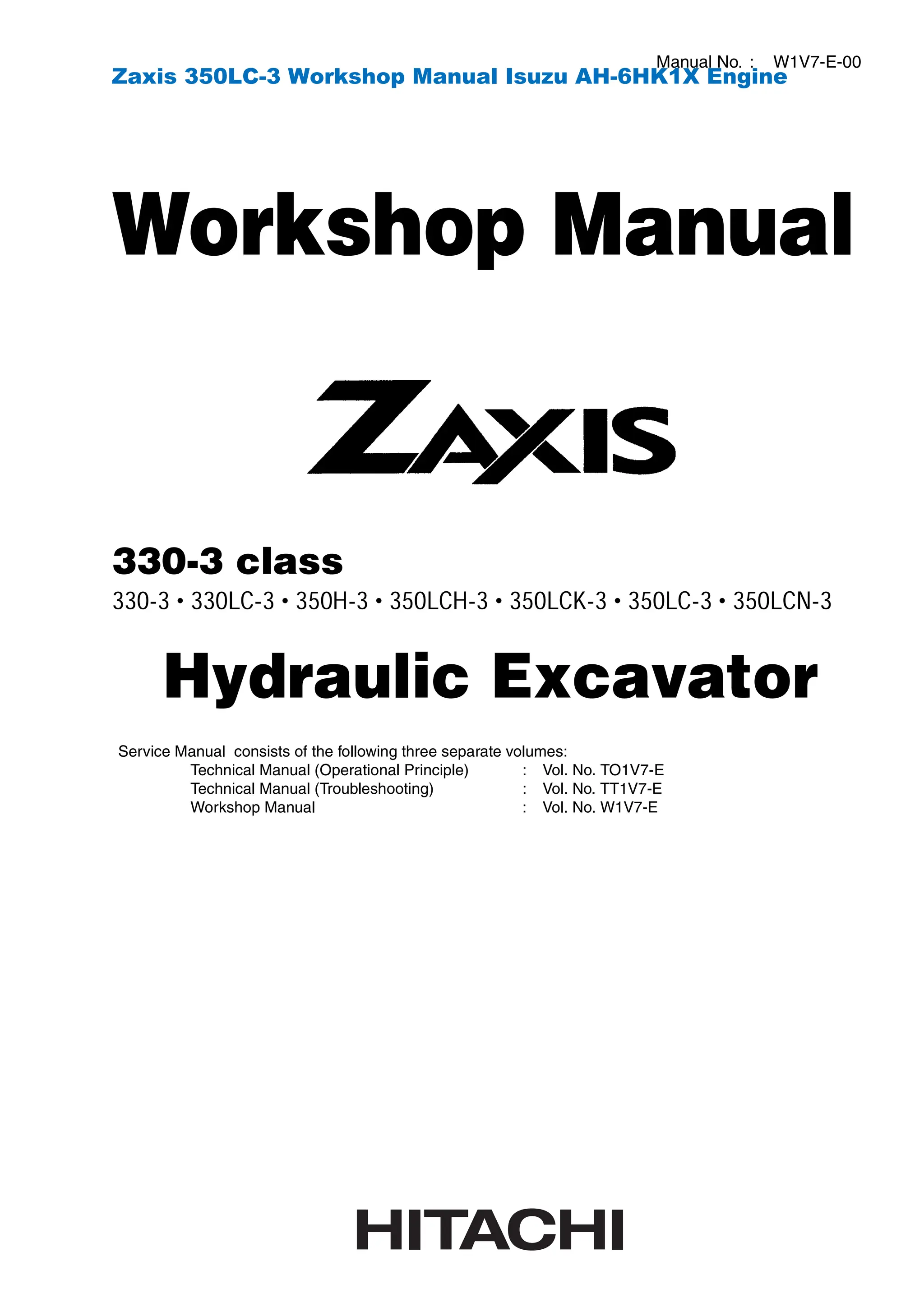 Zaxis-350LC-3-Workshop-Manual-