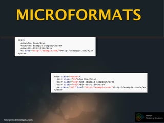 mnegrini@mnmark.com
MICROFORMATS
 