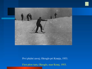 Prvi plužni zavoj, Okroglo pri Kranju, 1953.
First plow turn, Okroglo, near Kranj, 1953.
 