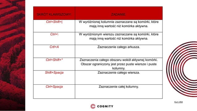 Samouczek Excel - Zaznaczanie w programie MS Excel | PPT | Free Download