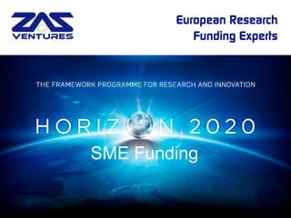 European Research
Funding Experts

SME Funding

 