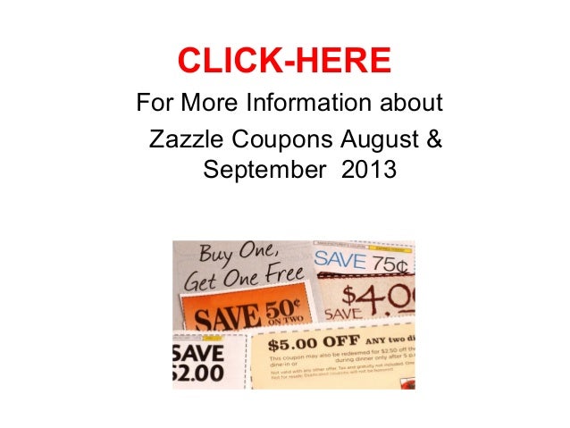 Zazzle coupons august 2019