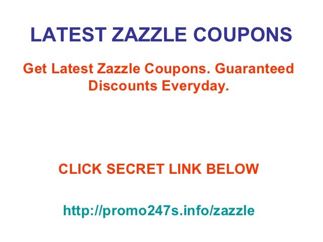 Zazzle coupons promo code december 2012 january 2013 february 2013