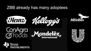 ZBB already has many adoptees
 