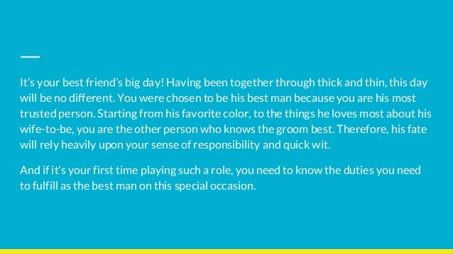 best man duties you need to know before the big day