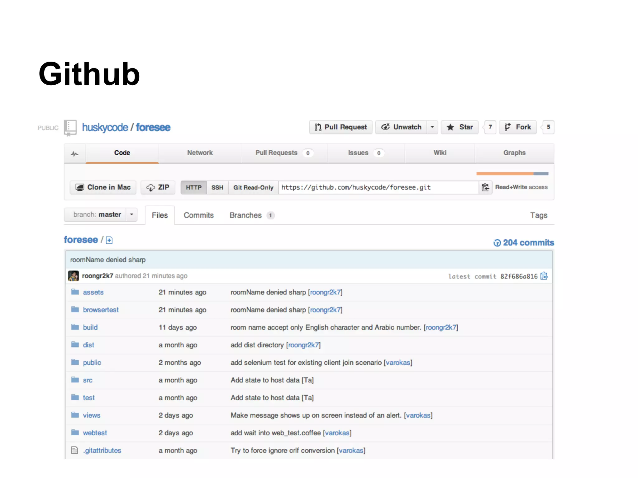 Github
 