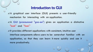 Z blue introduction to gui (39023299) | PPT
