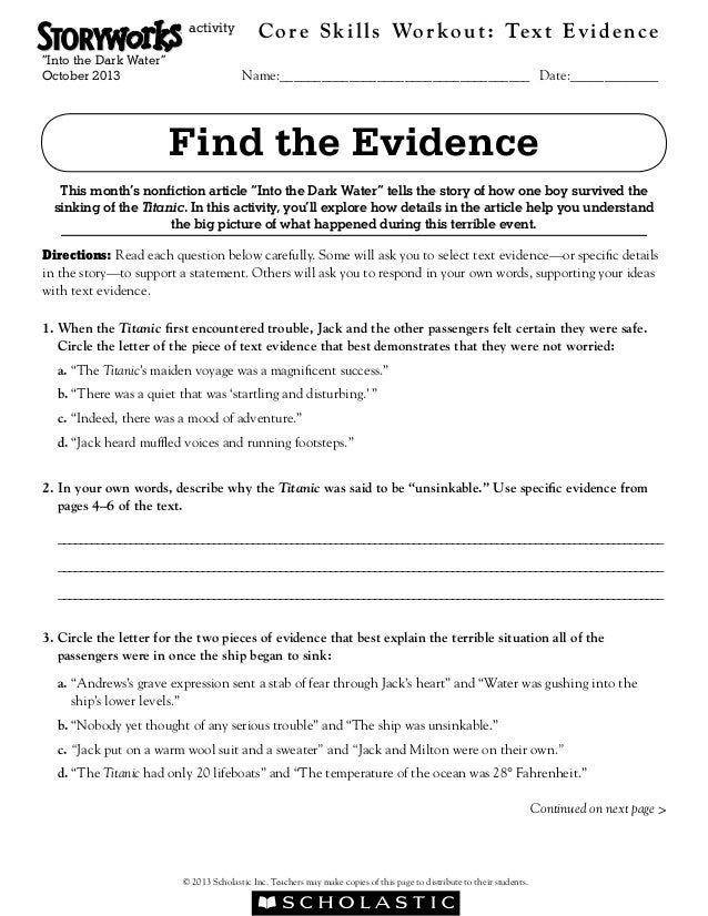 Noredink Embedding Quotations Answer Key — Villardigital Library For