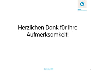 Herzlichen Dank für Ihre
   Aufmerksamkeit!




          © zehnbar 2010   14
 