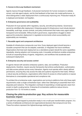 Why Most Enterprise AI Pilots Fail to Scale and How to Fix It | PDF