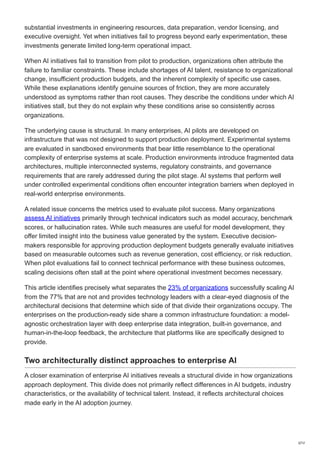 Why Most Enterprise AI Pilots Fail to Scale and How to Fix It | PDF
