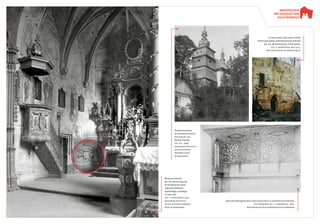 Drewniana wieża
w zachodniej ścianie
kościoła pw. św. 
Bartłomieja Ap.
fot. W.T., 1925,
ARCHIWUM INSTYTUTU
SZTUKI POLSKIEJ
AKADEMIi NAUK
W WARSZAWIE
11 marca 2003 roku pożar strawił
drewnianą wieżę, dobudowaną do kościoła
pw. św. Bartłomieja Ap. w XVII wieku.
fot. P. Kasprzycka, MIK 2015.
Archiwum WUOZ w Nowym Sączu
Rysunek późnogotyckich stalli kolatorskich w prezbiterium kościoła,
K.G. Polityński. fot. S. Tomkowicz, 1892.
ARCHIWUM MUZEUM NARODOWEgo W KRAKOWIE
Wnętrze kościoła
pw. św. Bartłomieja Ap.
W tle kamienna płyta
nagrobna Mikołaja
Kępińskiego, zmarłego
w 1490 roku.
Fot. T. Szydłowski, 1927.
ARCHIWUM INSTYTUTU
SZTUKI POLSKIEJ AKADEMIi
NAUK W WARSZAWIE
 