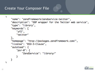 Create Your Composer File




21
 