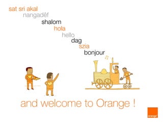 and welcome to Orange !
szia
dag
hello
hola
shalom
nangadêf
sat sri akal
bonjour
 