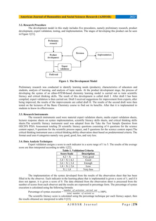 Syntax In Reading Development Development of Syntax for Learning Chemistry Based On EtnoSTEM to Build ...
