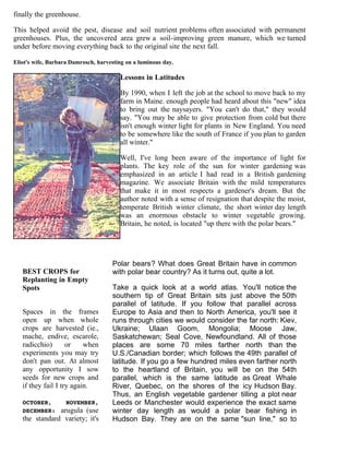 Cold Frames & Greenhouses - A Garden for All Seasons | PDF