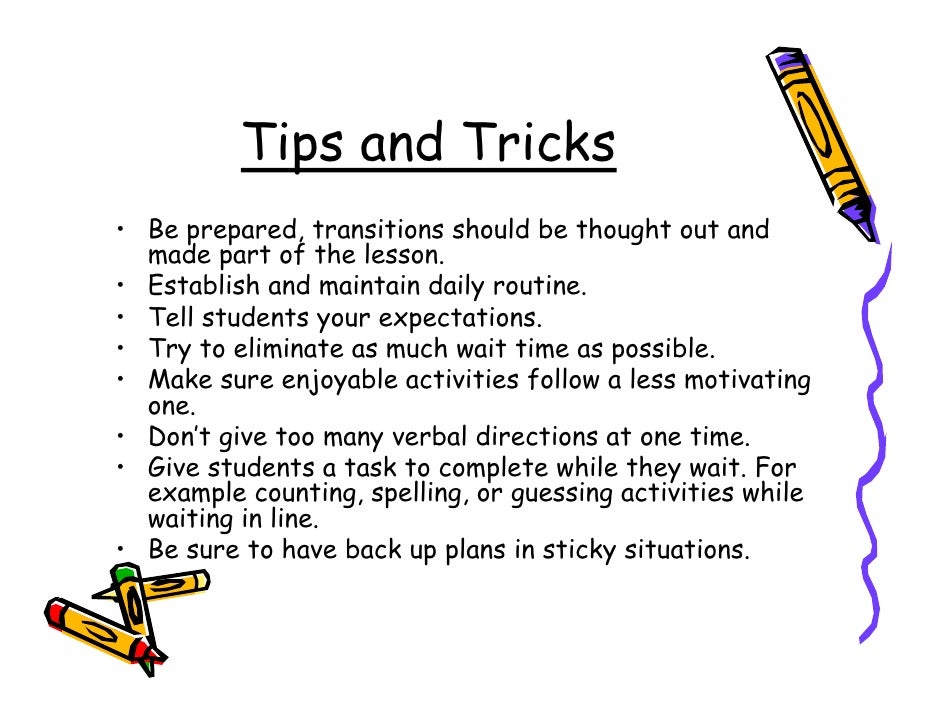 Classroom Transitions