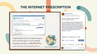 THE INTERNET PRESCRIPTION
