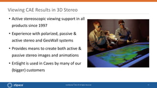 Post Processing and 3D Stereo Visualization of CAE & Multi-Physics Data ...