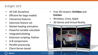 Ensight Rendering Post Processing and 3D Stereo Visualization of CAE & Multi-Physics Data ...