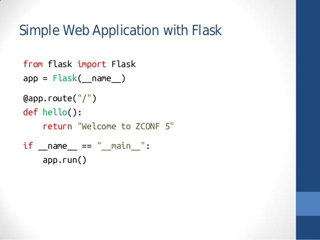 Introduction to Flask Micro Framework