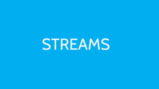 STREAMS
 