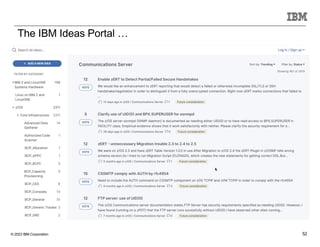 © 2023 IBM Corporation 52
The IBM Ideas Portal …
 