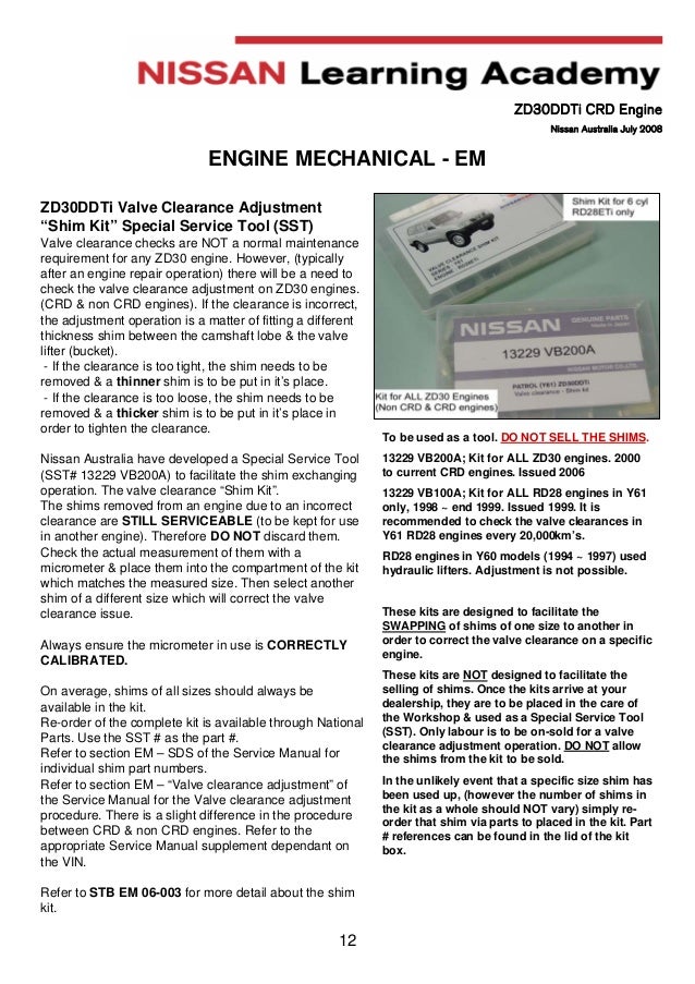 Manual engine ZD30 nissan