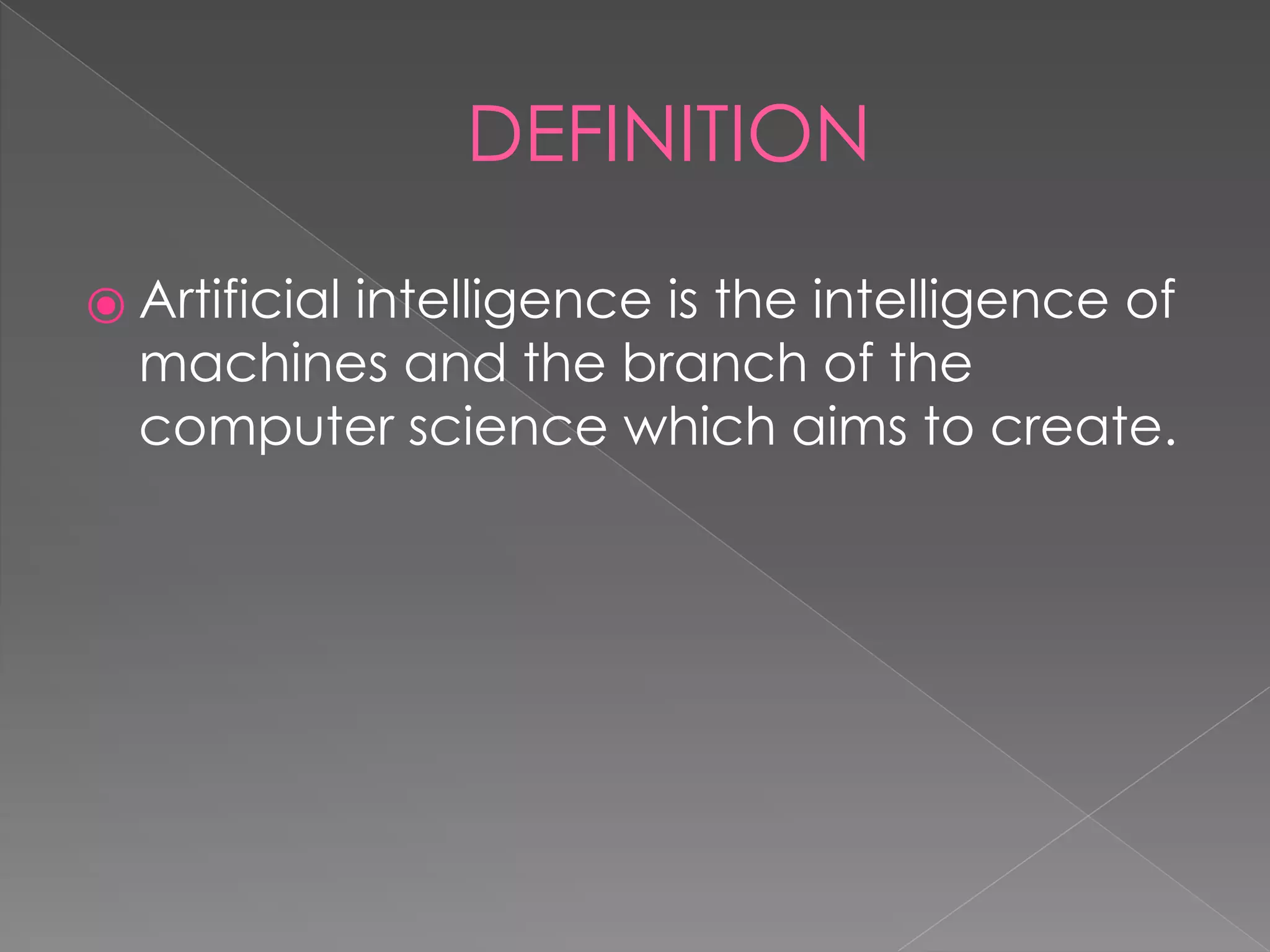 Artificial intelligence | PPTX