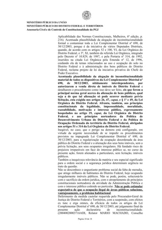 MINISTÉRIO PÚBLICO DA UNIÃO
MINISTÉRIO PÚBLICO DO DISTRITO FEDERAL E TERRITÓRIOS
Assessoria Cível e de Controle de Constit...