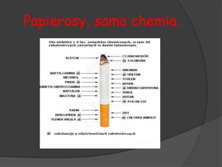 Papierosy, sama chemia.
 