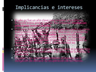 Implicancias e interesesEl año 95 fue un año clave para resolver el problema limítrofe entre ambos países. Por entonces mantenían posiciones irreconciliables.El asunto territorial era de interés para los políticos como instrumento para obtener votos. Mientras el presidente ecuatoriano Sixto Durán Ballén se encontraba con bajísimos niveles de aceptación popular, su homólogo peruano Alberto Fujimori preparaba el camino para su reelección. En ambos casos, la popularidad les incrementóLas FFAA del Ecuador tenían interés sobre el presupuesto del Estado que era destinado a la defensa de la Patria y la Soberanía.Ecuador y sus autoridades estaban atrapados en la obligación de declarar la recuperación de territorios.
