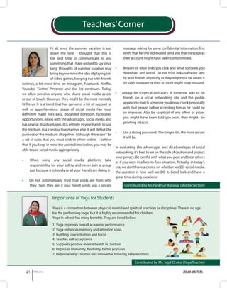 Importance of Yoga for Students
Yoga is a connection between physical, mental and spiritual practices or disciplines. Ther...