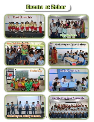 Events at Zebar
Assembly on Safety at home
Dignity of Labour Assembly
Health CheckupFruits Day
Paryatan Parv
Music Assembl...