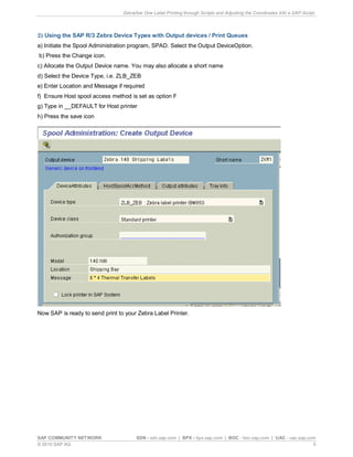 Zebra -bar one label printing | PDF