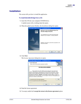 ZebraNet Bridge Enterprise - Manual do Software | PDF