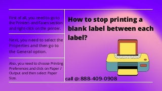 Zebra printer printing blank labels