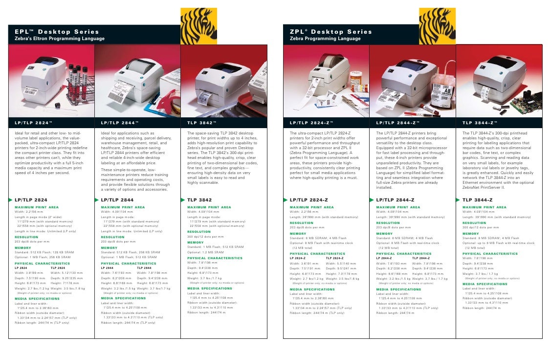 Zebra Printer Tlp 2844 (Www Trridevlabelss Com)