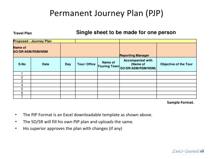 sales planning format