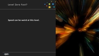 14
Level Zero Fast?
Speed can be weird at this level.
 