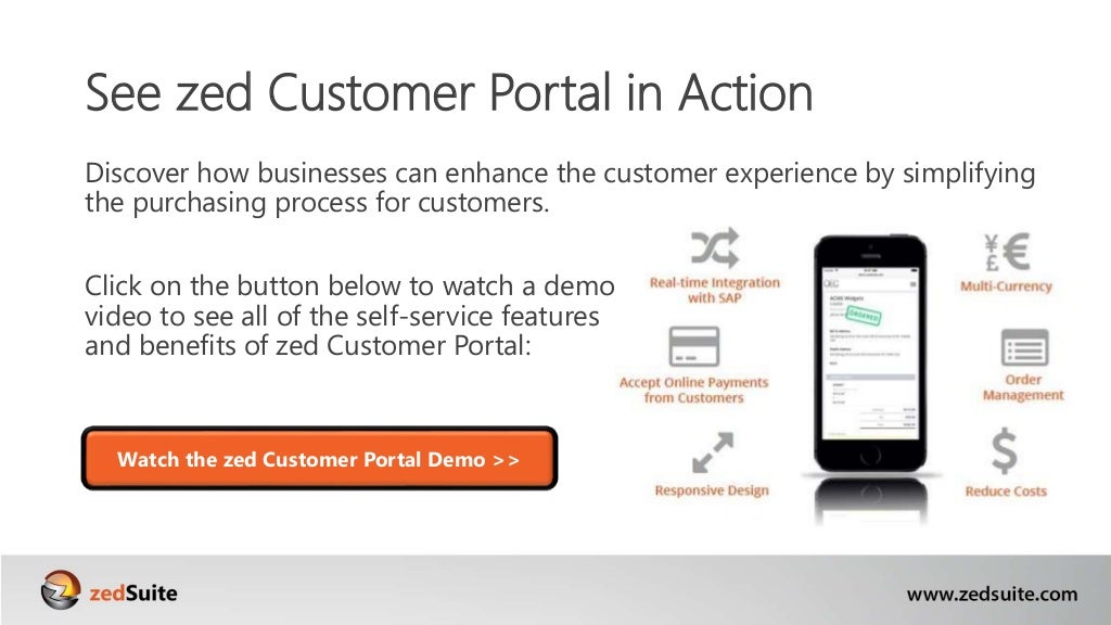 sap business one customer portal