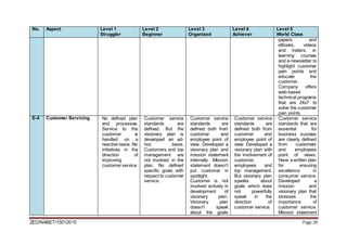 Zed Extensible Programs Zed maturity model | DOCX