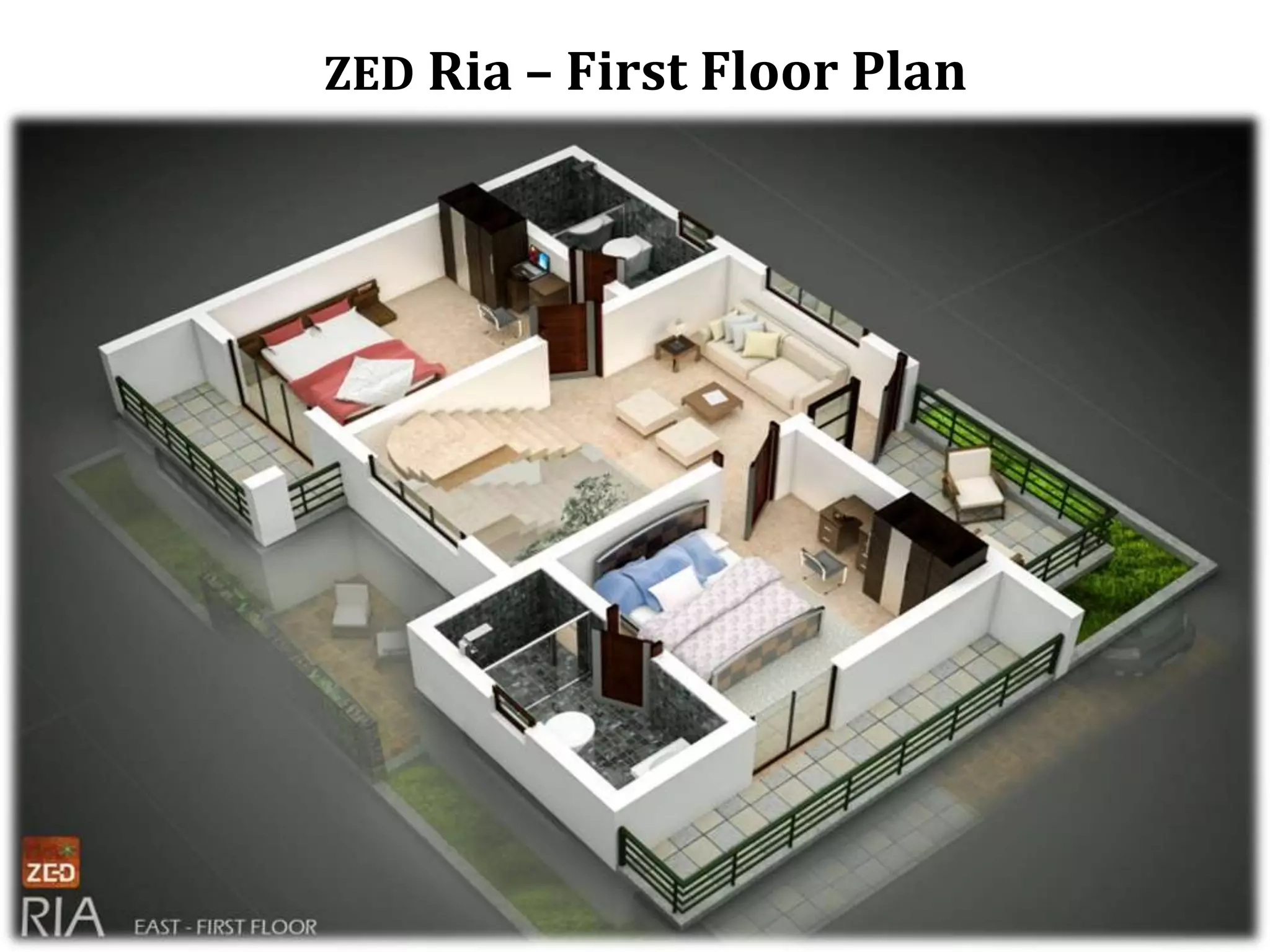 ZED Ria – First Floor Plan

 