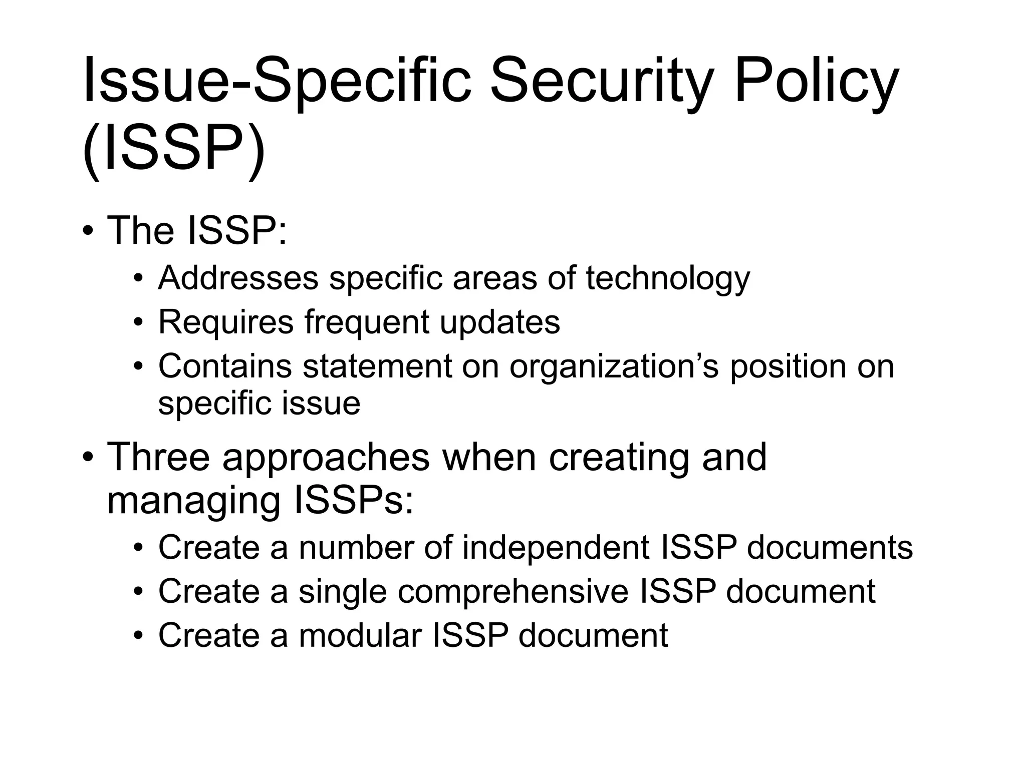 Information Security Blueprint | PPTX